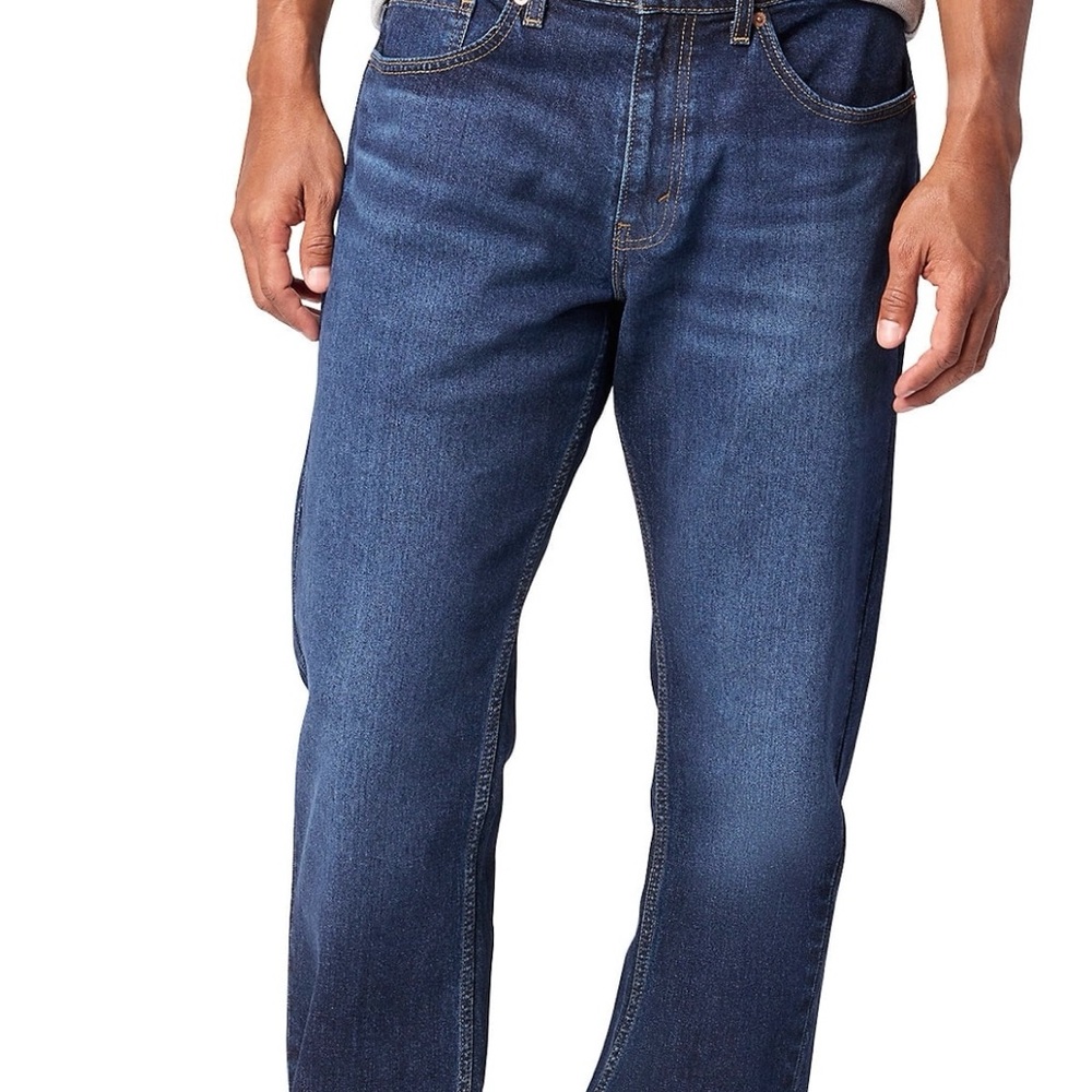 Signature by Levi Strauss Relaxed Fit Blue Jeans 42/30